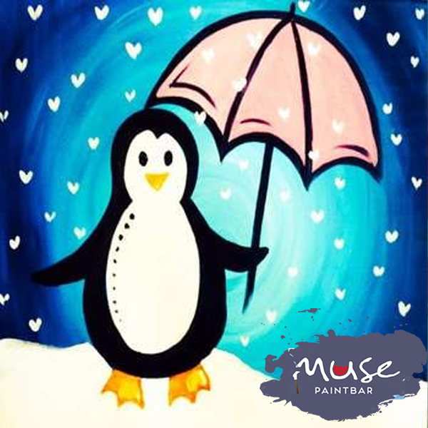 Muse Paintbar Valentine on Ice family day