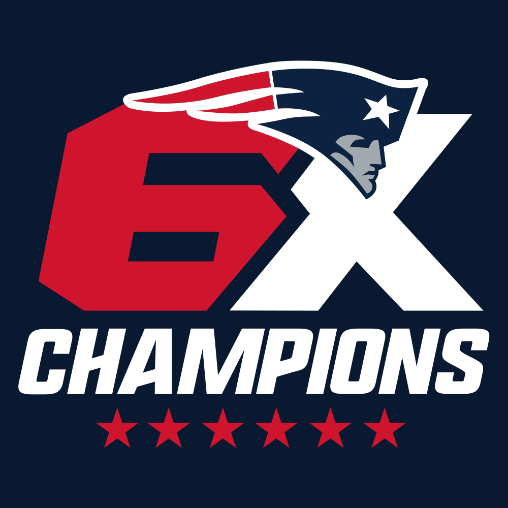 Patriots 6X Champions