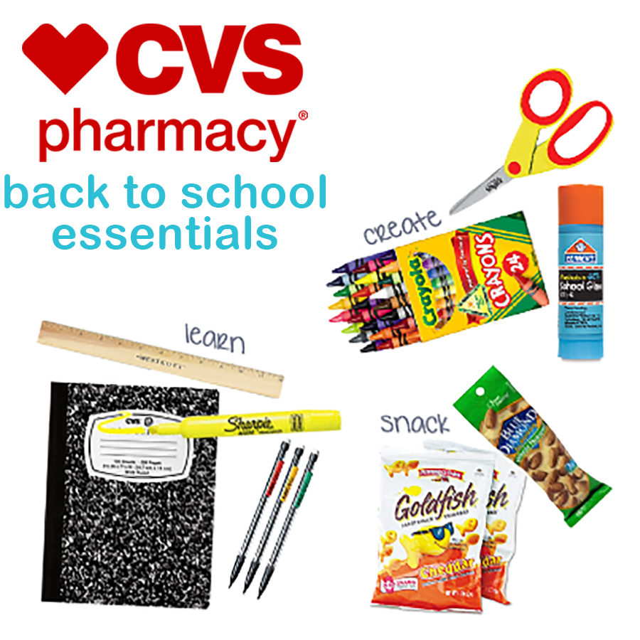 CVS back to school essentials