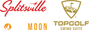 Splitsville | Howl | Topgolf logo white