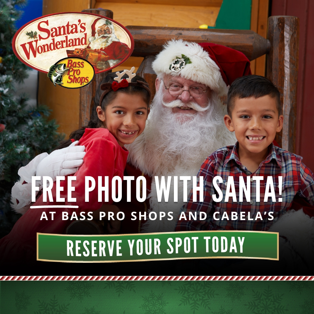 Bass Pro Shops Santa wonderland 2023