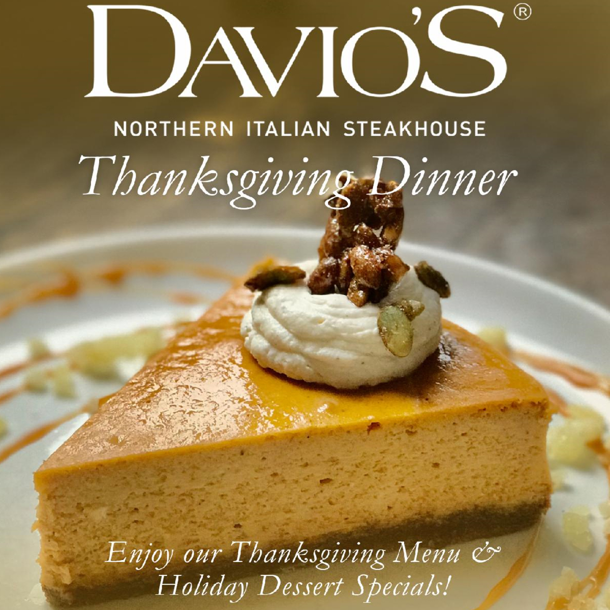 Davio's Thanksgiving Dinner