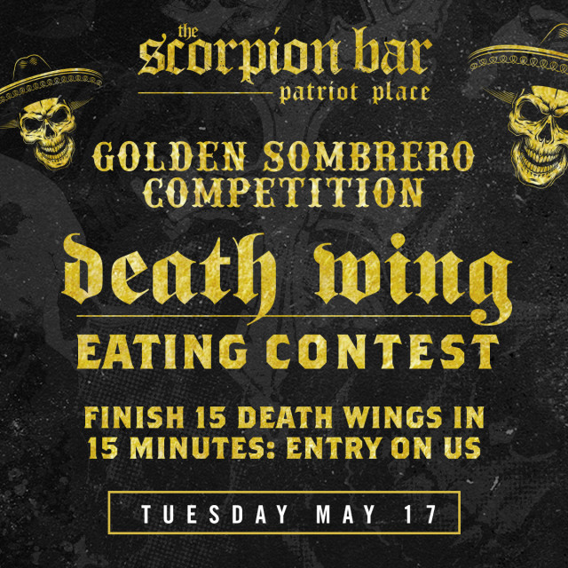 Golden Sombrero Scorpion Bar May 17