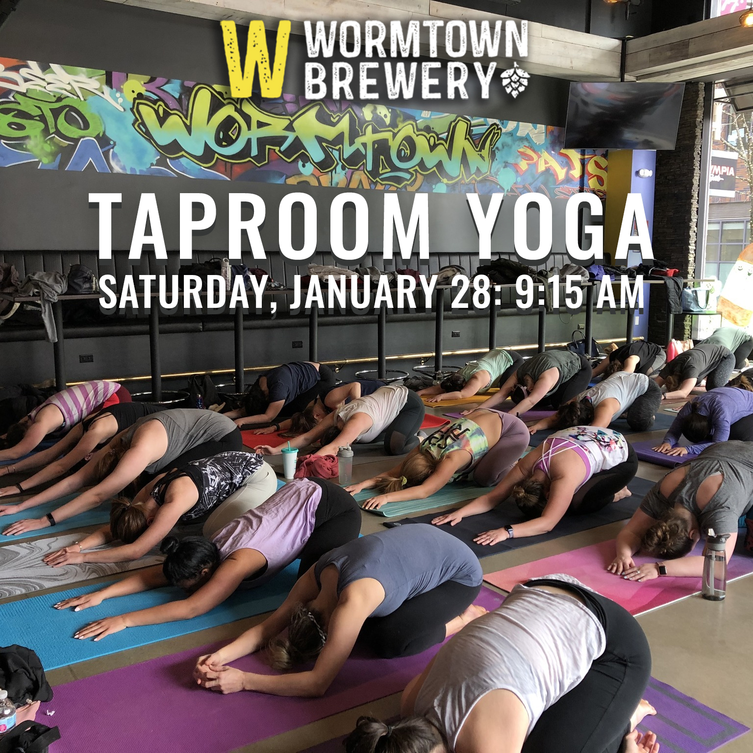 Wormtown Taproom Yoga 2023