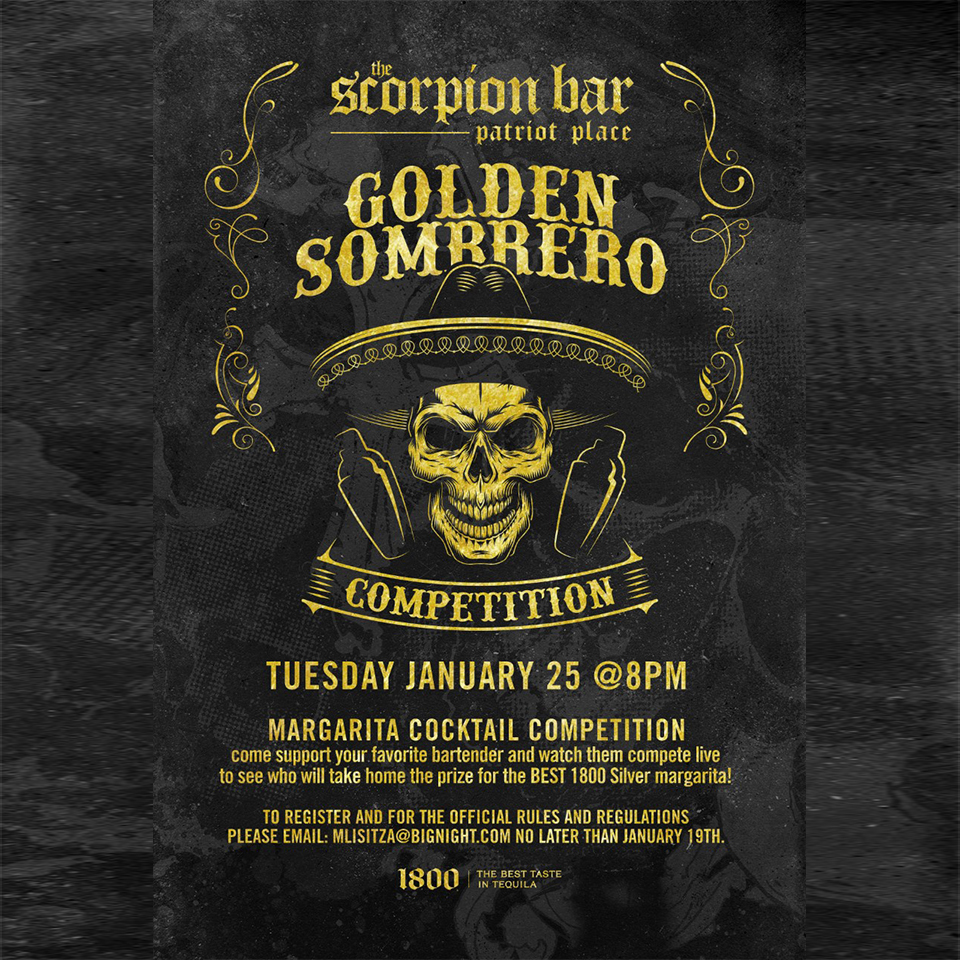 Scorpion Bar Golden Sombrero Cocktail Competition