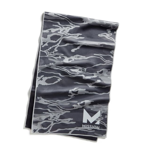 Mission HydroActive Premium Techknit Cooling Towel Matrix Camo Silver
