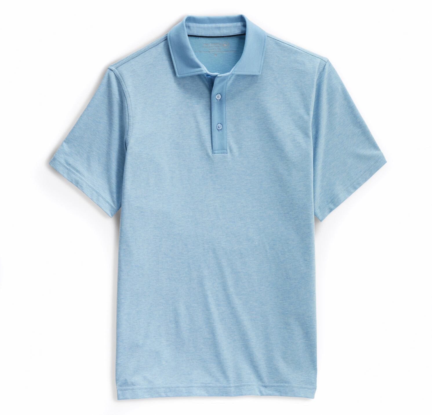 The Jim Nantz Collection Heathered Solid Polo