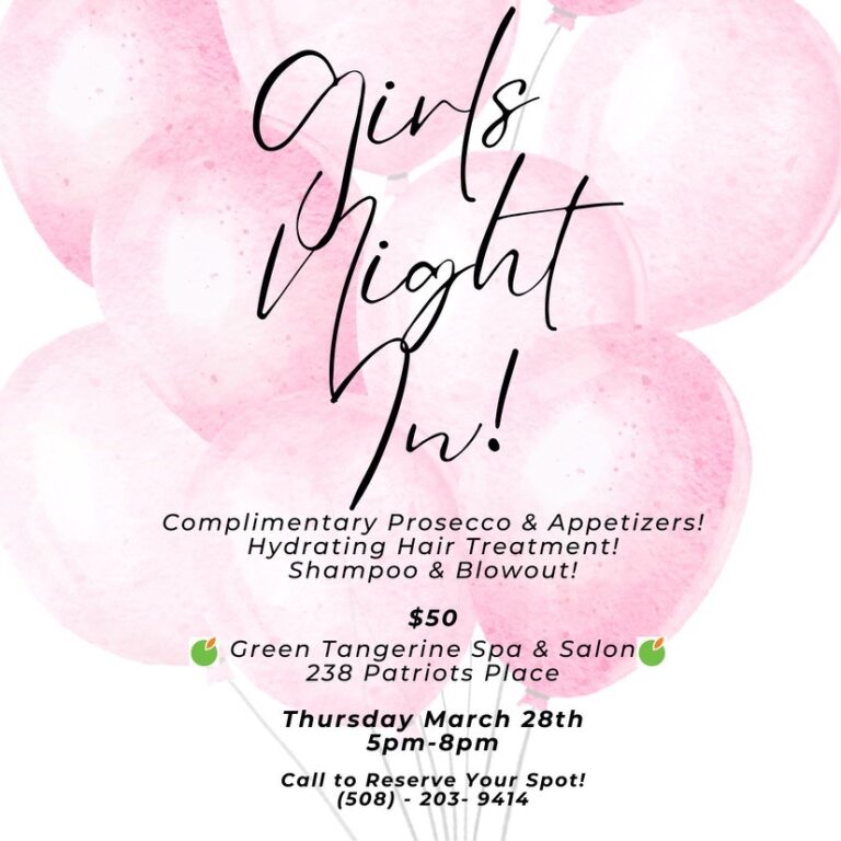 Green Tangerine Spa & Salon Girls Night In Patriot Place
