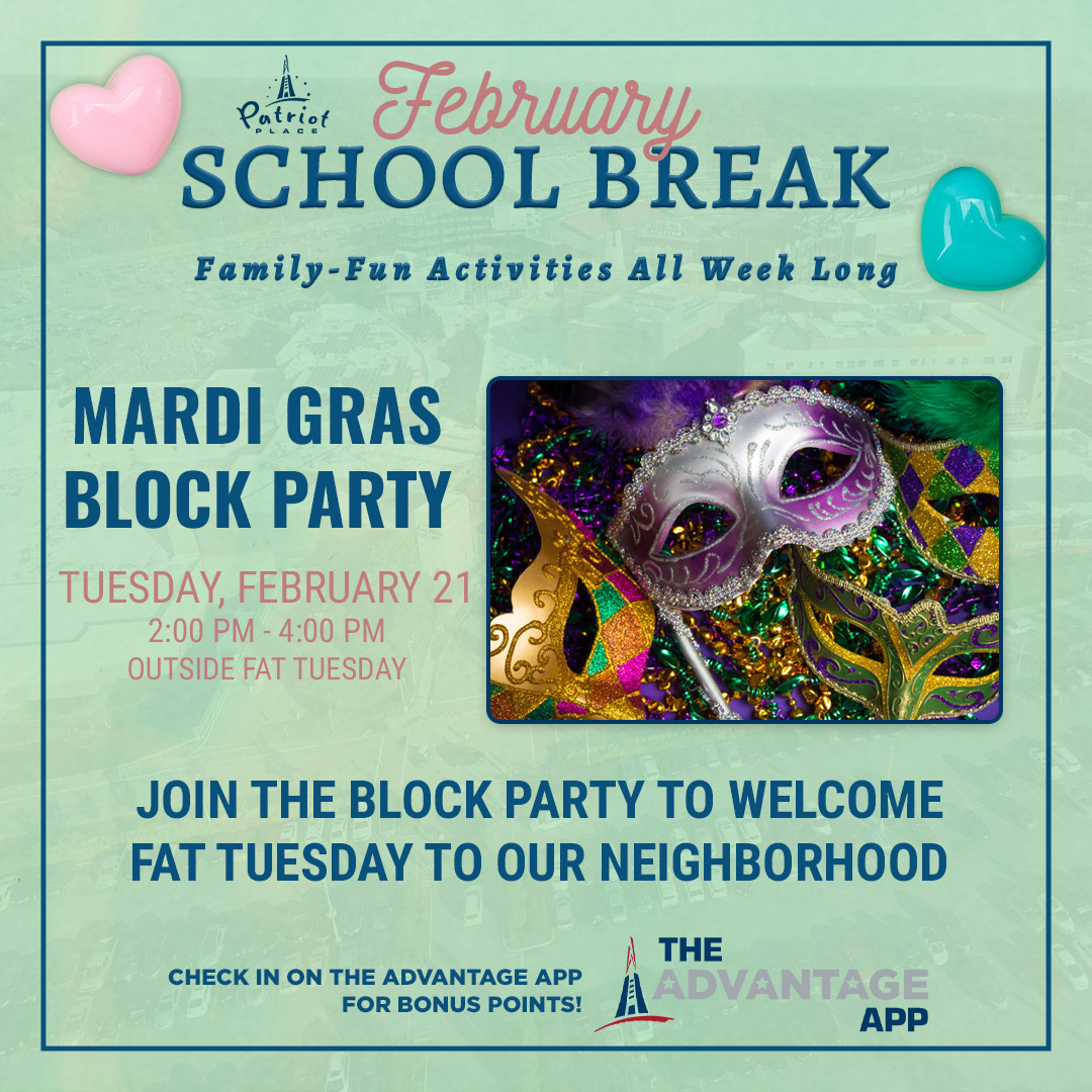 February Break Mardi Gras Block Party
