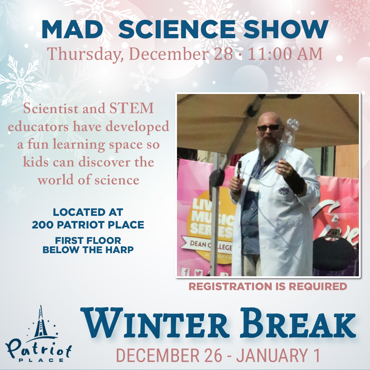 Winter Break MAD Science Show 2023