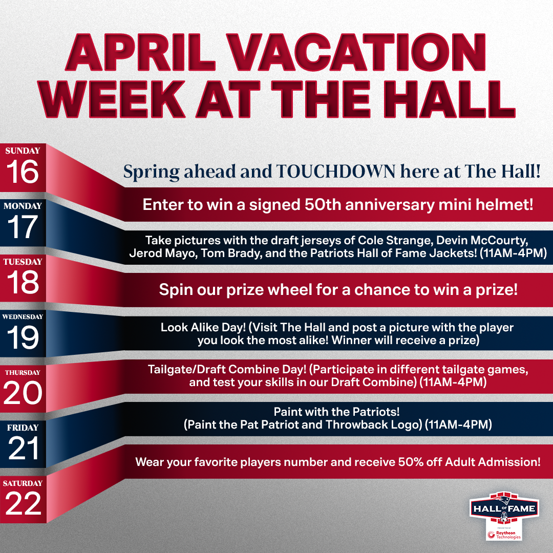 April Vacation Week at The Hall