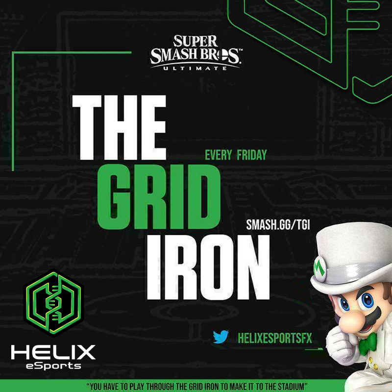 Helix eSports Grid Iron Super Smash Bros Ultimate