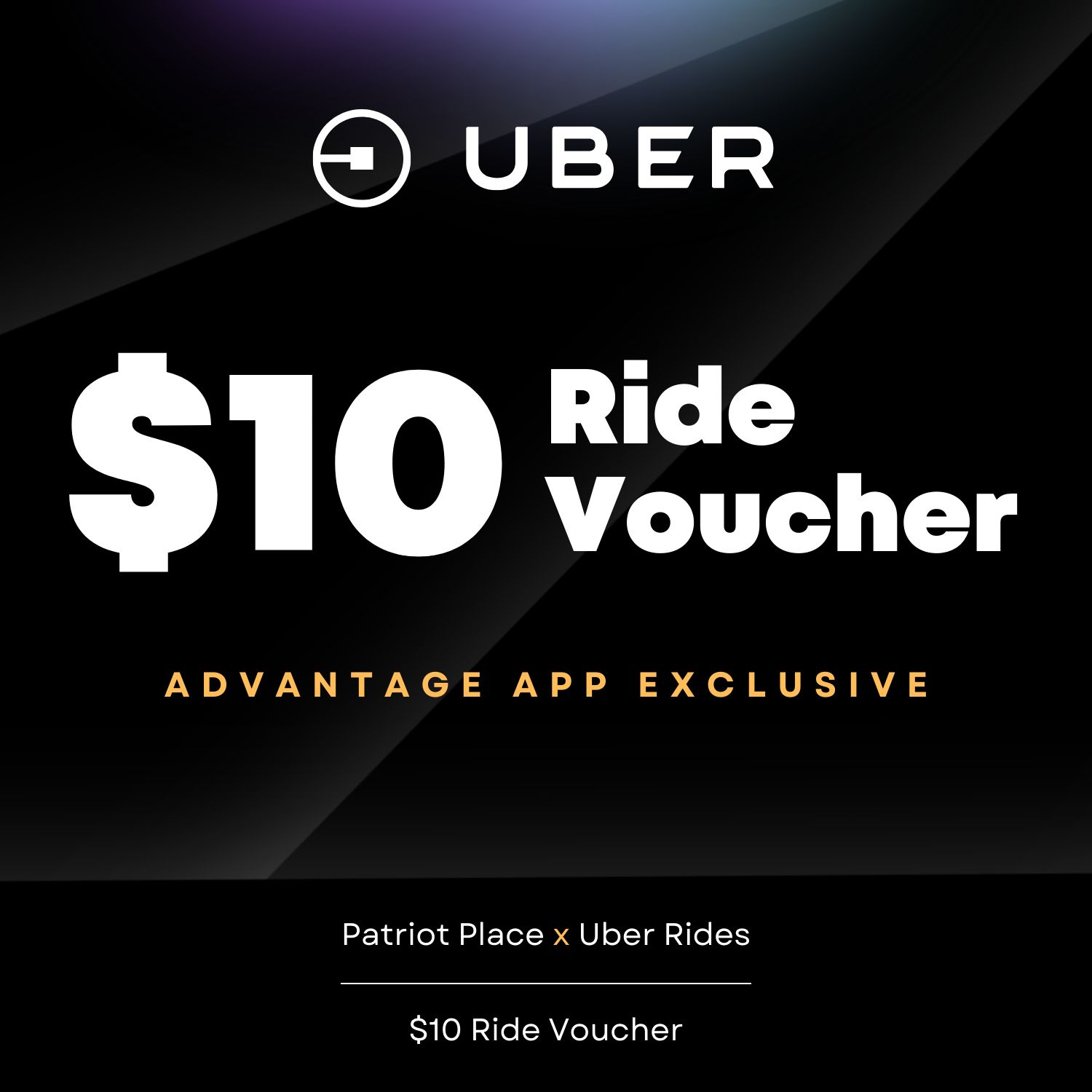 Uber $10 Ride Voucher