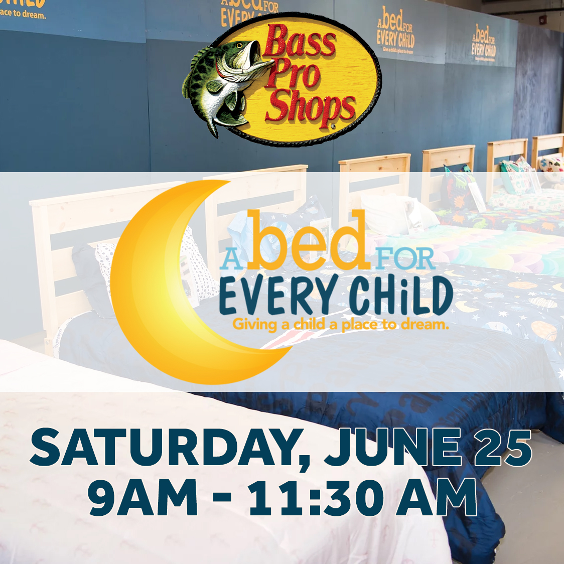Bass Pro Shops Bed for Every Child