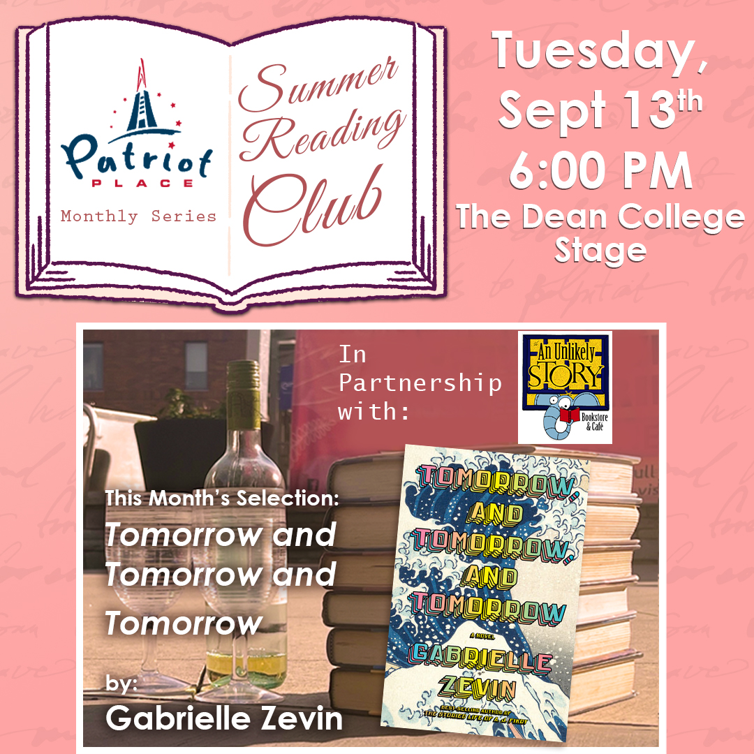 Patriot Place Summer Reading Club August 9