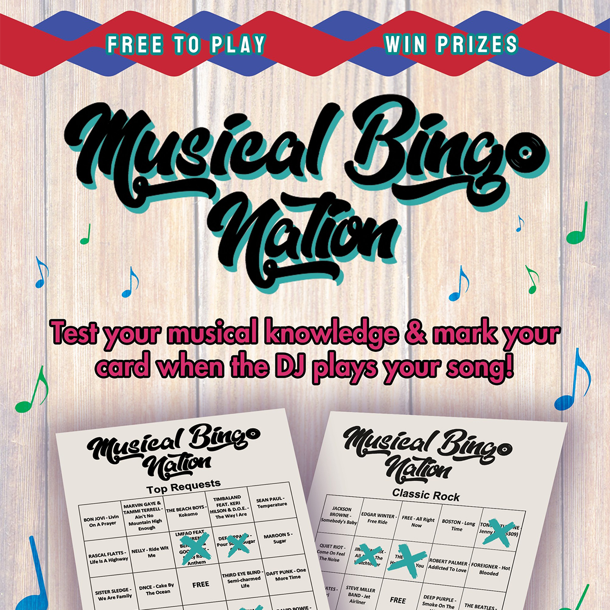 Musical Bingo Nation