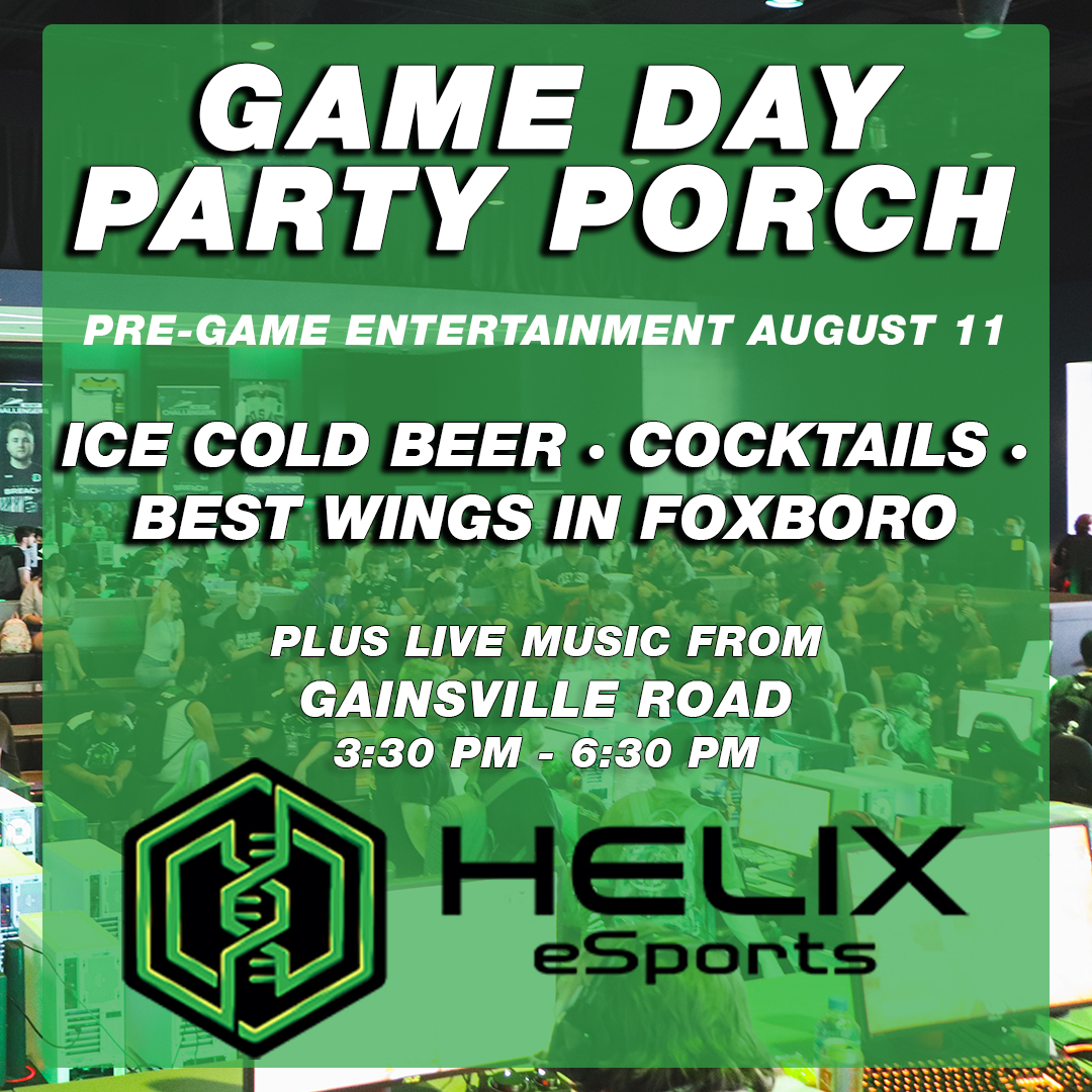 Helix eSports Game Day Party Porch