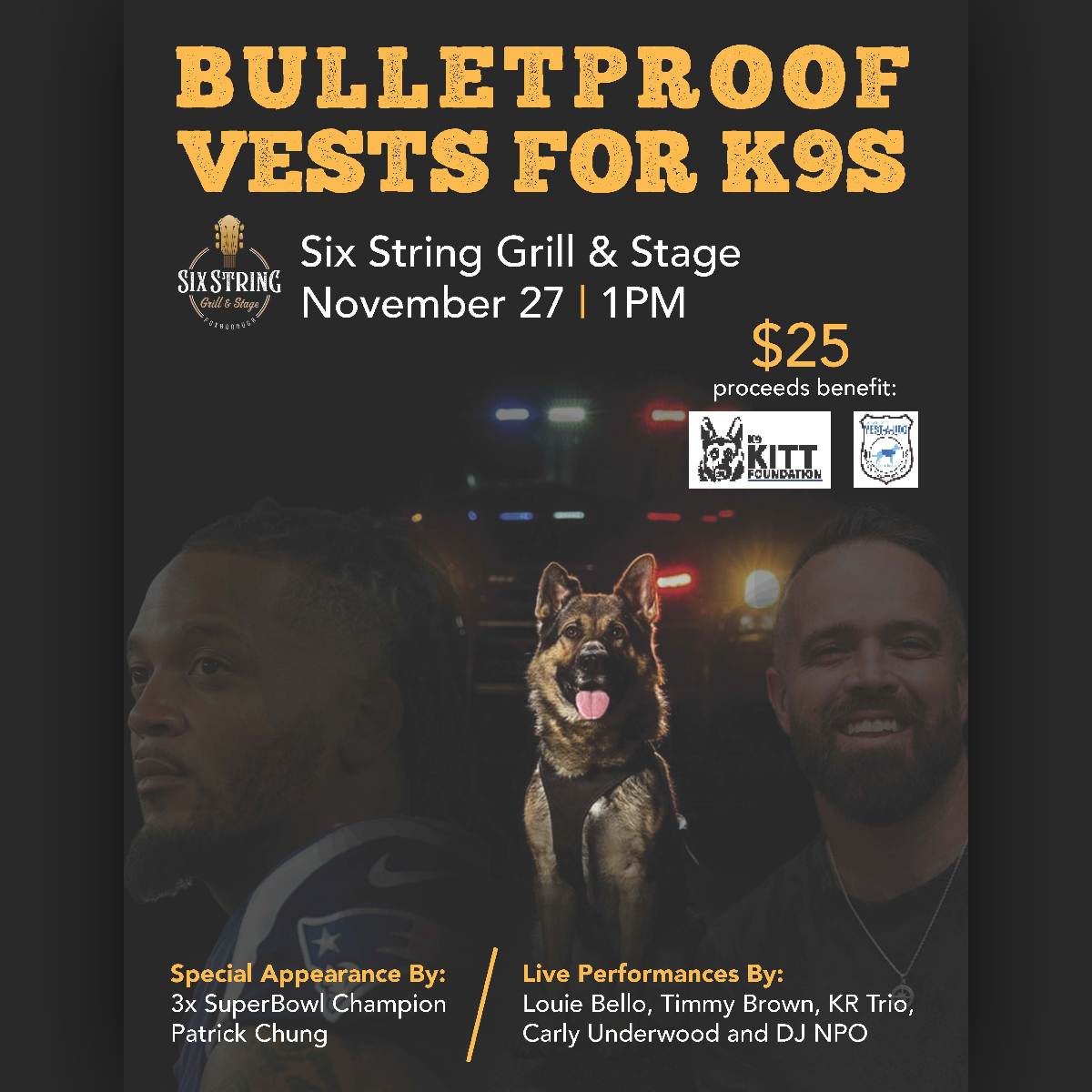 BulletproofVestsForK9s Six String November 27