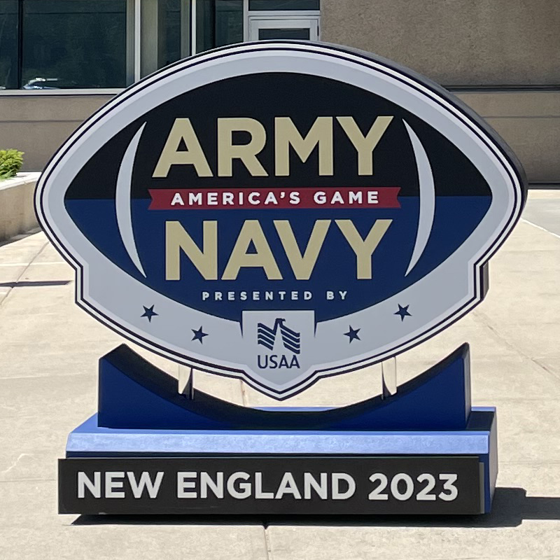 Army Navy 2023 sign