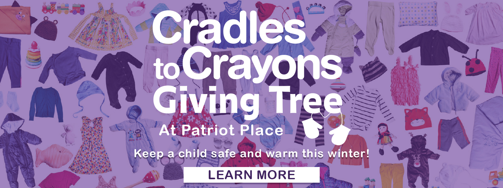 Cradles To Crayons Giving Tree at Patriot Place