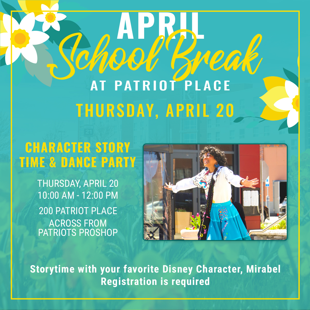 April School Break Character Story Time