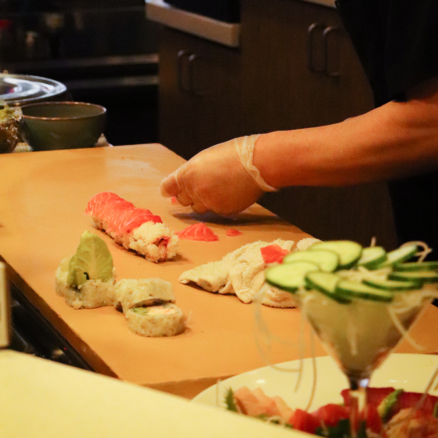 Skipjacks sushi making