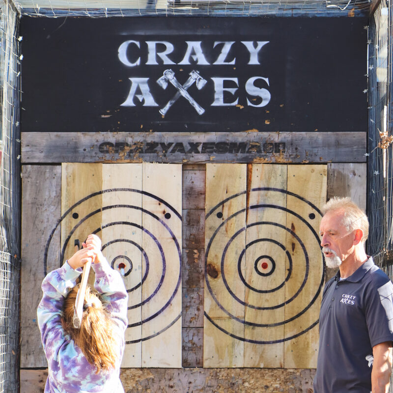 Crazy Axes Mobile Axe Throwing Patriot Place