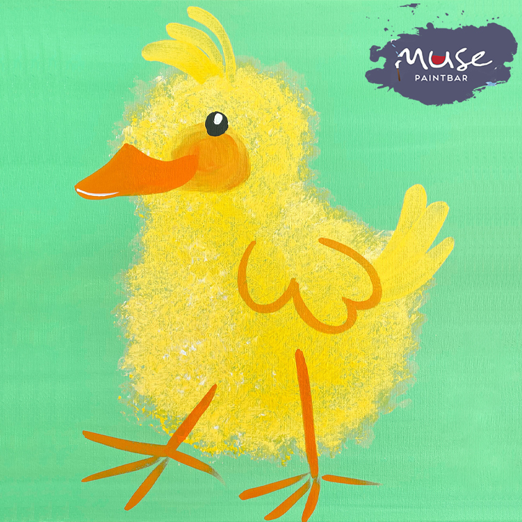Fluffy Chick Muse Paintbar