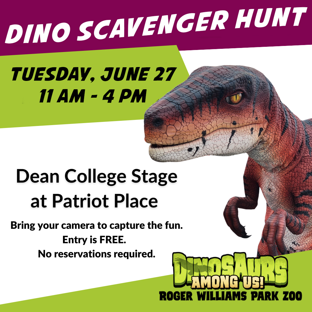 Patriot Place Dino Scavenger Hunt