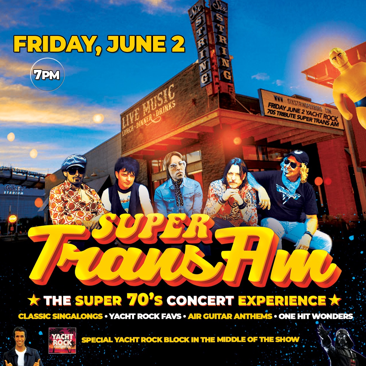 Six String SUPER TRANS AM - THE SUPER 70S CONCERT EXPERIENCE