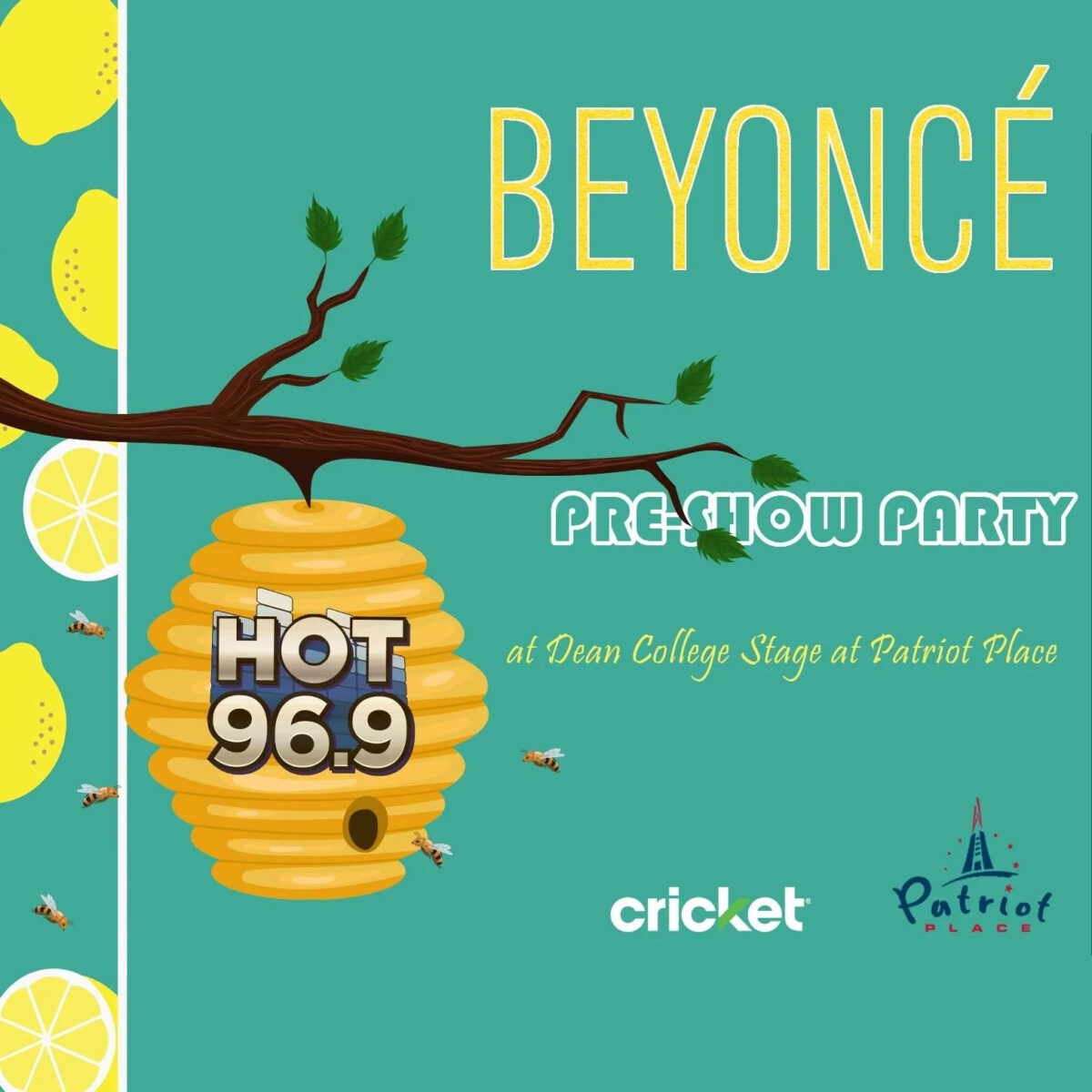 Beyoncé Pre-Show Party at the Dean College Stage | Patriot Place