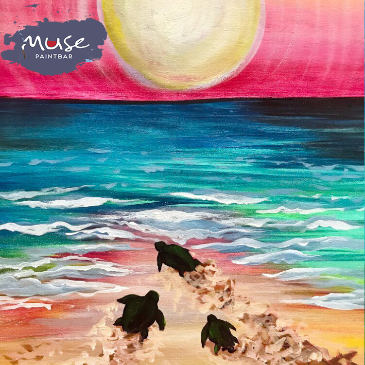 Turtle Migration Muse Paintbar