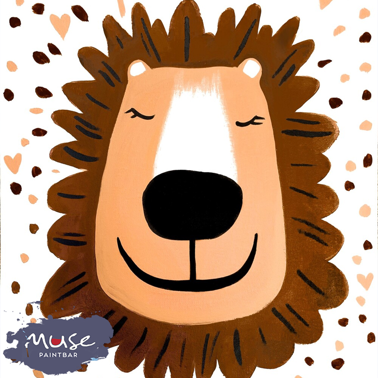 Grinning Lion Muse Paintbar
