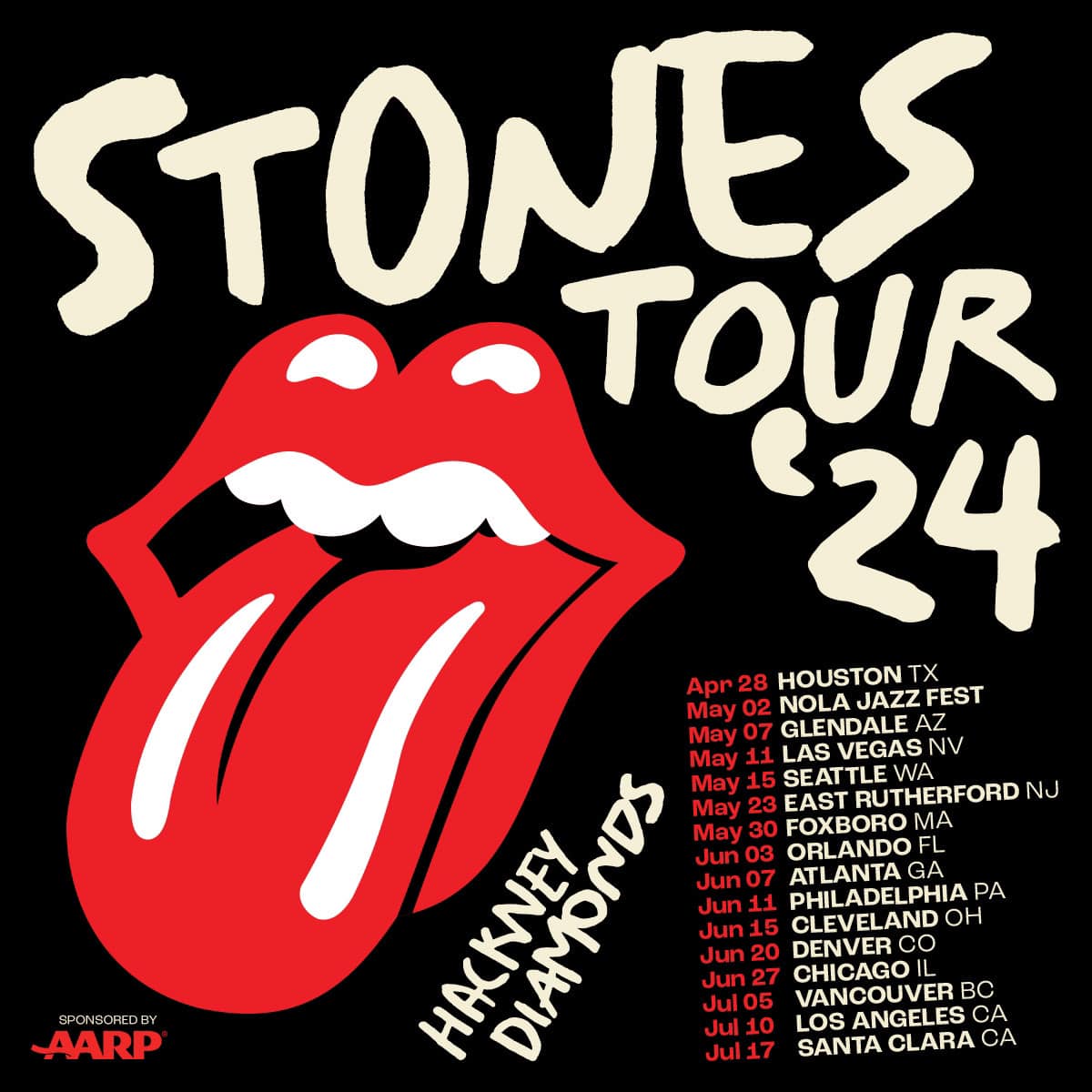 Gillette Stadium Rolling Stones 2024