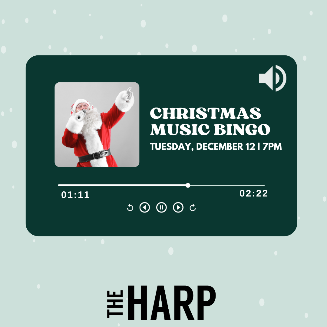 The Harp Patriot Place Christmas Bingo