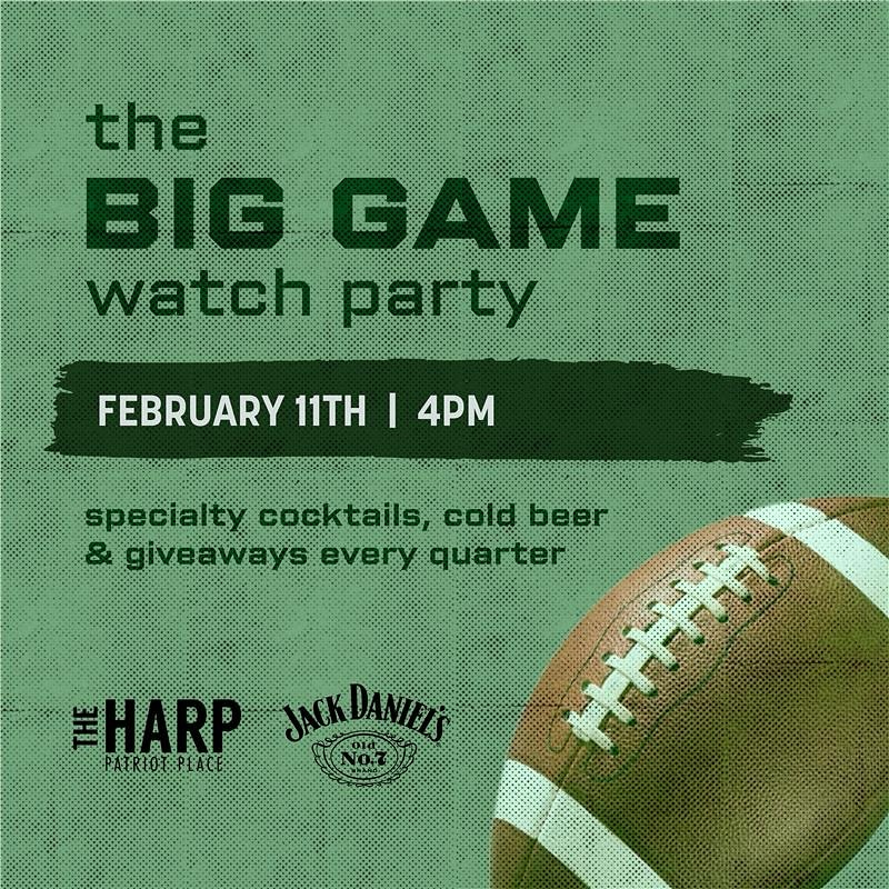 The Harp Big Game Watch Party 2024