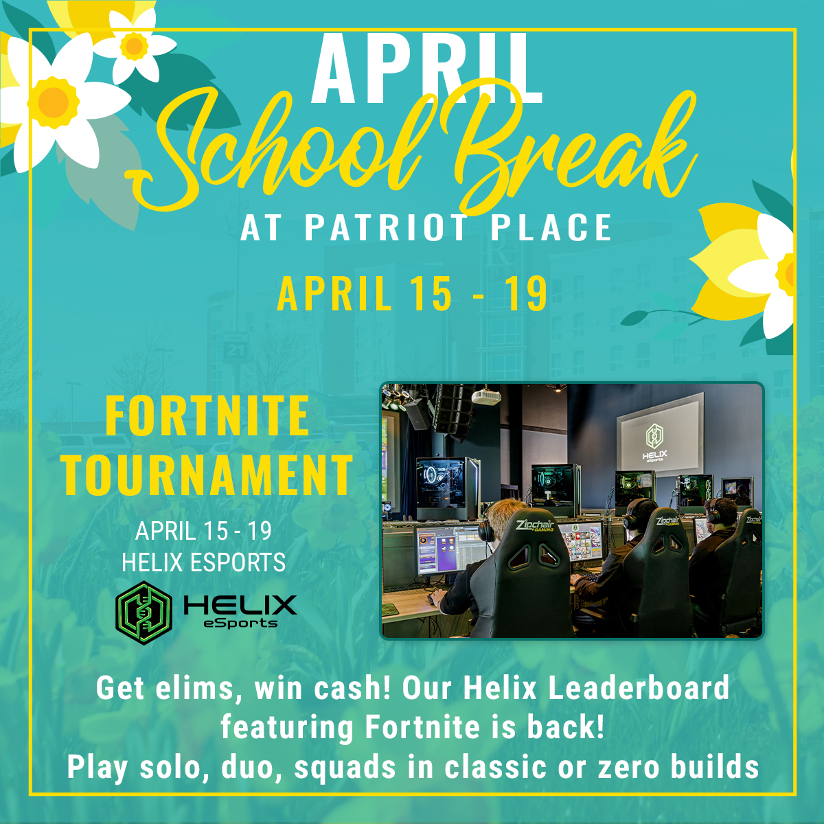 April School Break Helix fortnite tournament
