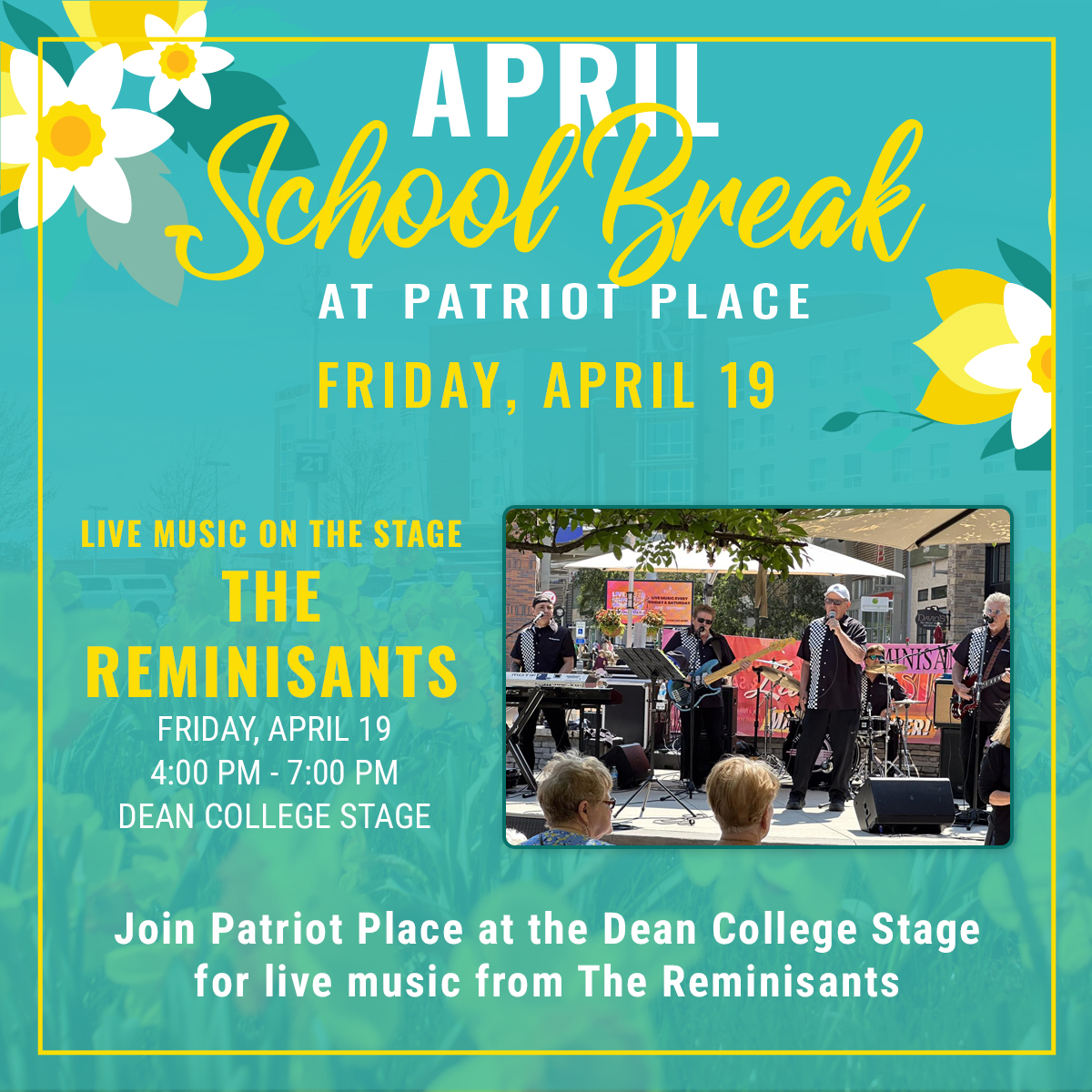 April School Break Live Music Reminisants