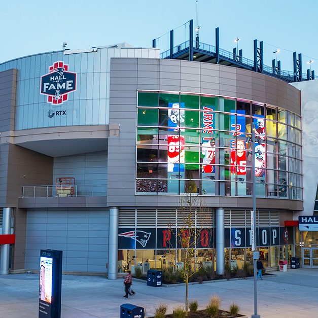 Patriots HOF RTX exterior