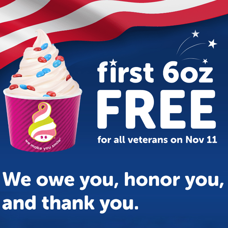 Menchies Veterans Day
