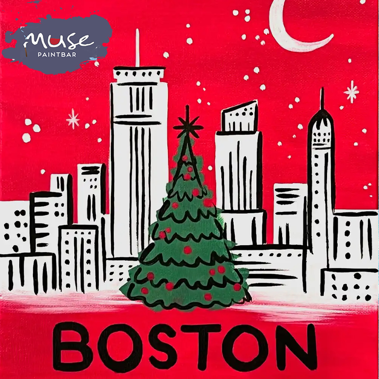 Holidays in Boston Muse Paintbar