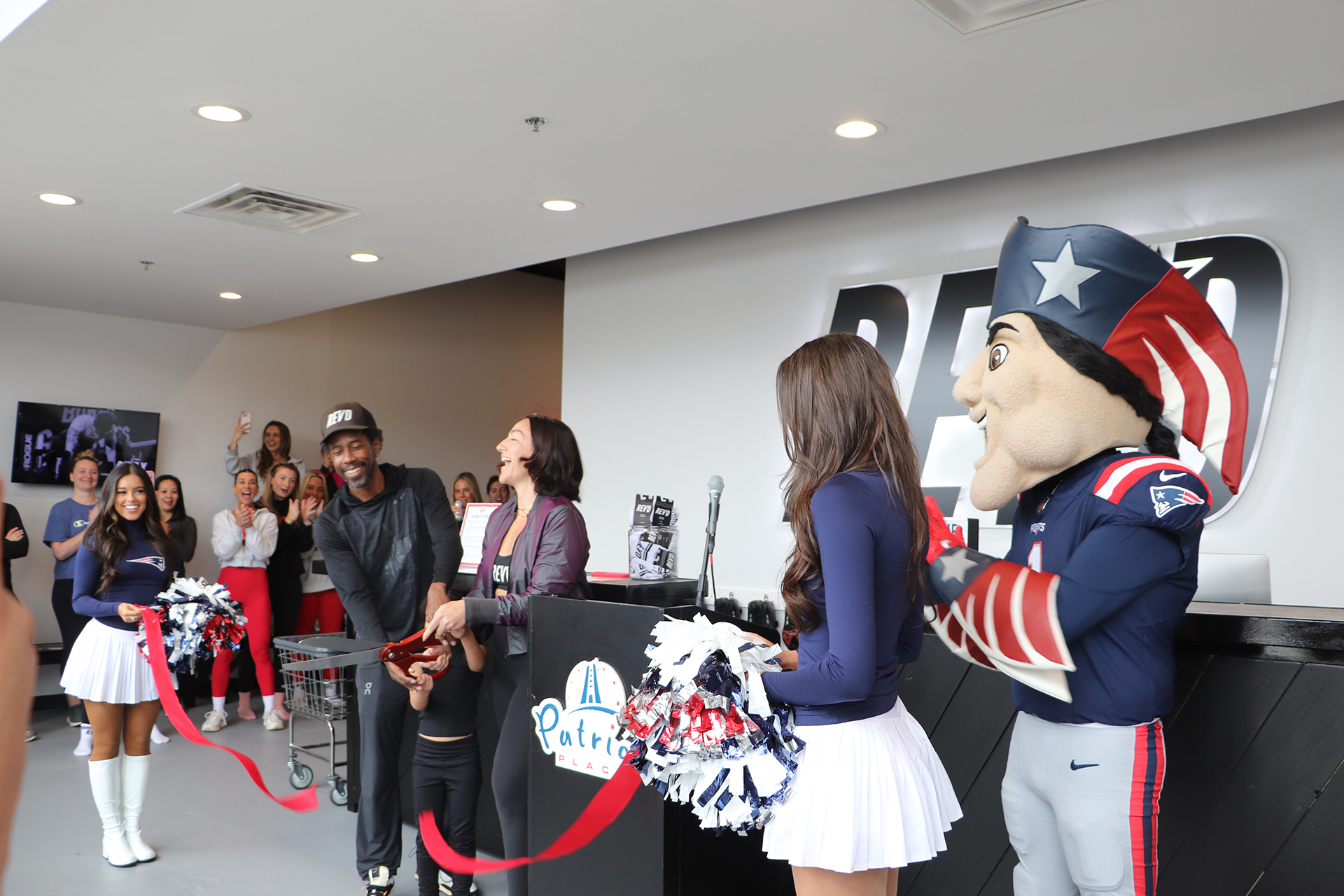 Revd Foxboro ribbon cutting new location 388 Patriot Place