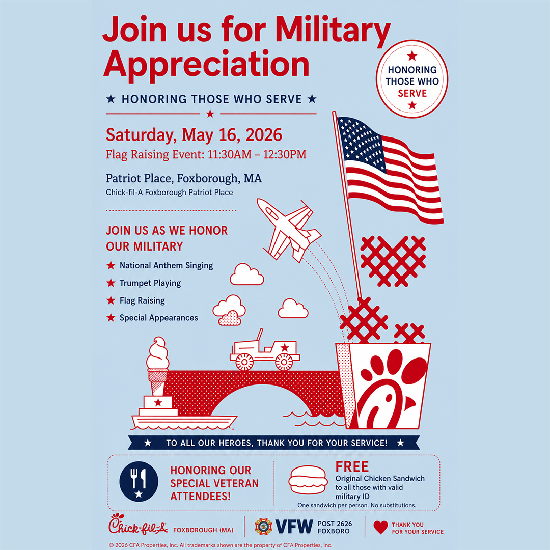 Chick-fil-A Military Appreciation May 16