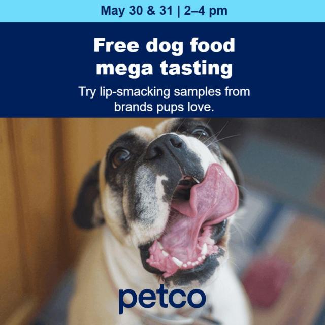 Petco food tasting