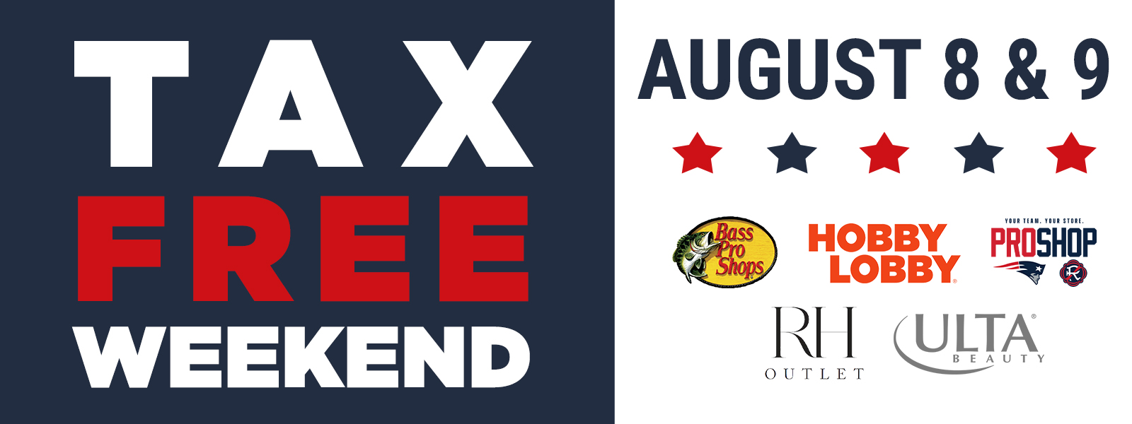 Tax Free Weekend 2026