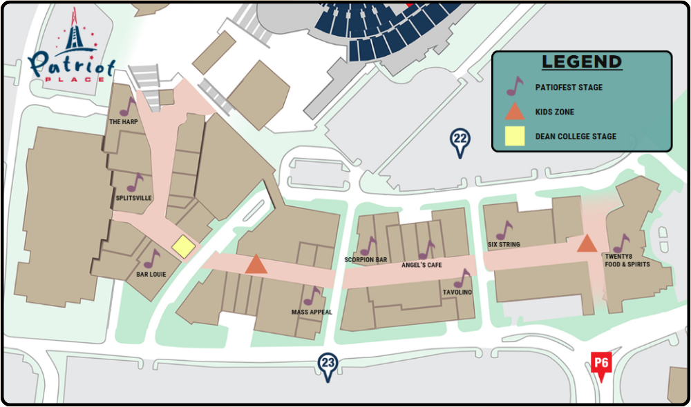 patiofest map nl
